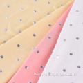 Knit Foil Printed Polka Dot Single Jersey Fabric